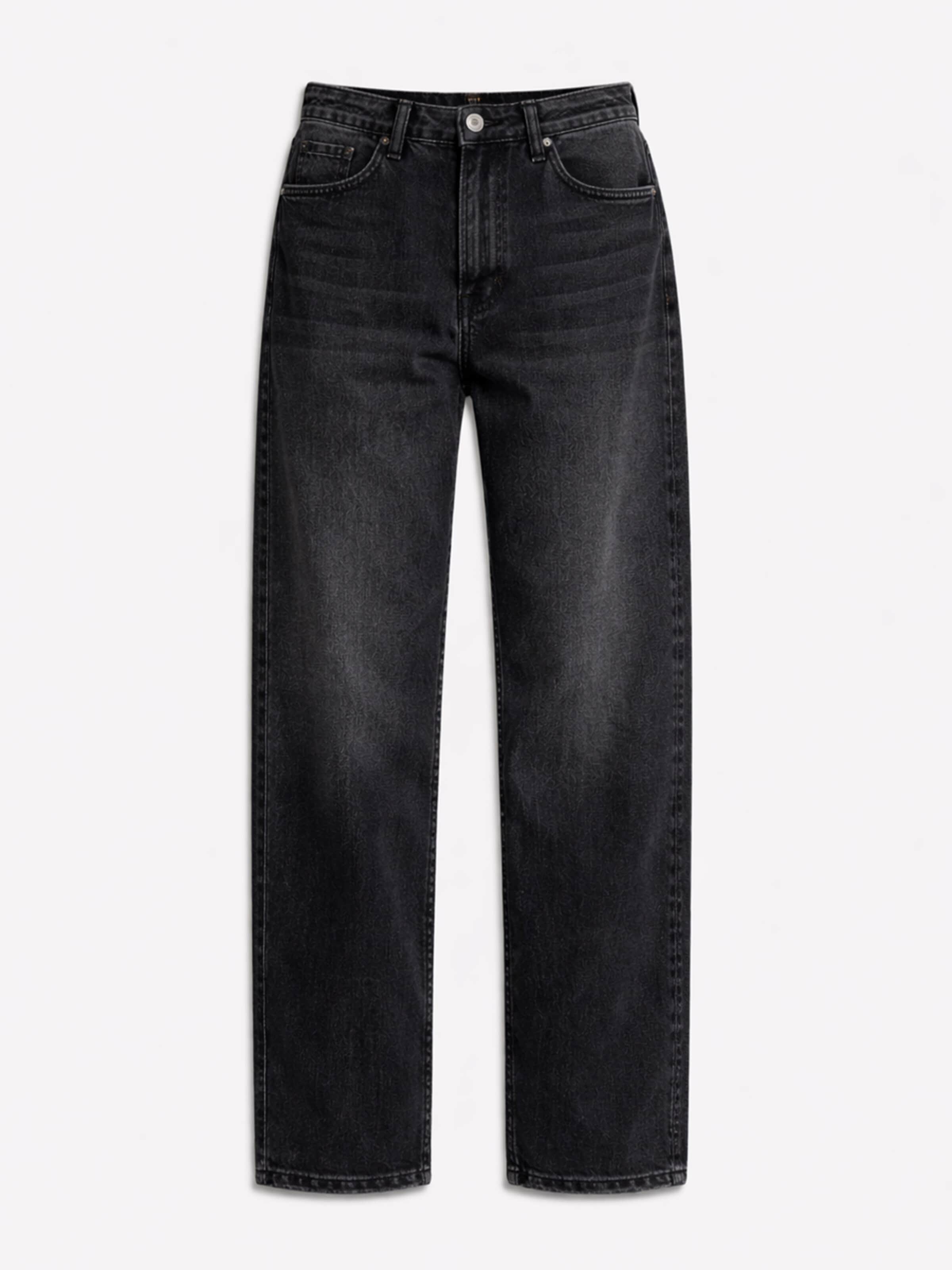IT'S BASIC Loose fit Jeans 'JUNE RELAXED MID RISE JEANS' in Black: front