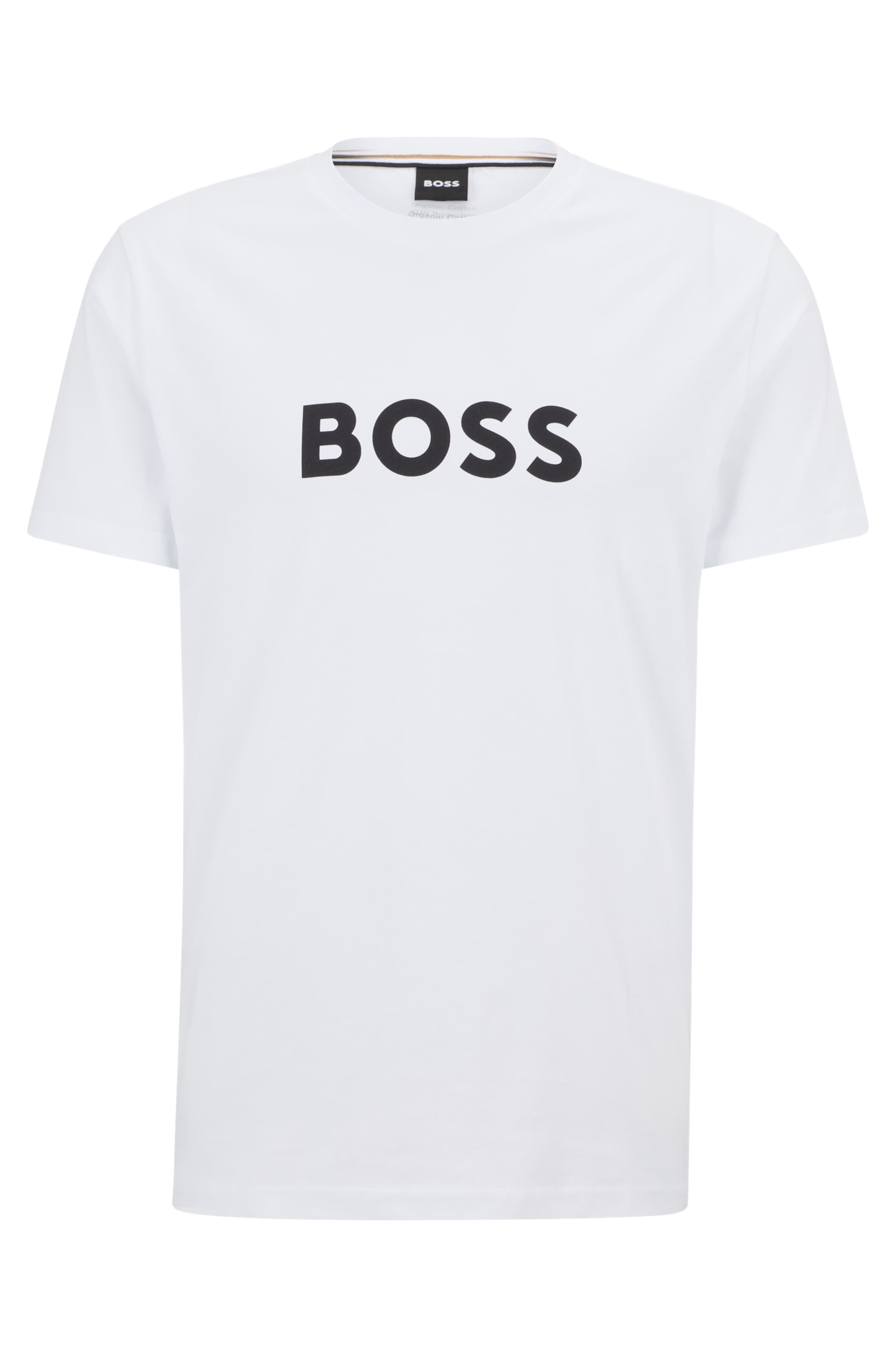 BOSS T-Shirt in Weiß: Vorderseite