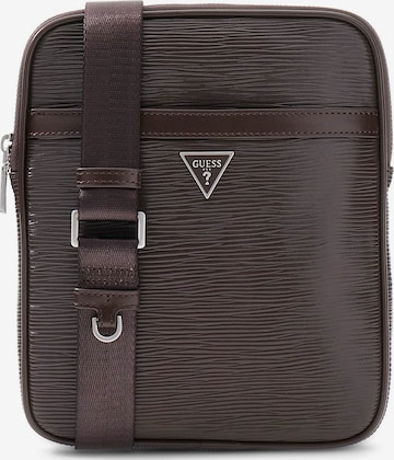 GUESS Crossbody Bag 'Milano' in Brown: front