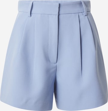 Abercrombie & Fitch Regular Pleat-Front Pants in Blue: front