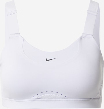 NIKE Bustier Sportmelltartók 'ALPHA' - lila: elől