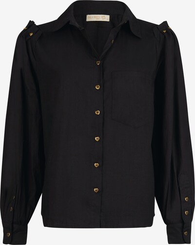 Isla Ibiza Bonita Blouse 'PRETO' in schwarz, Produktansicht