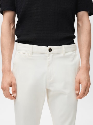 MANGO MAN Regular Chino 'PRATO' in Wit