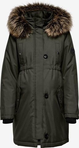 Only Maternity Winter parka 'Iris' in Green