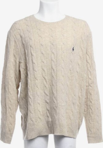 Polo Ralph Lauren Pullover / Strickjacke XXL in Weiß: predná strana