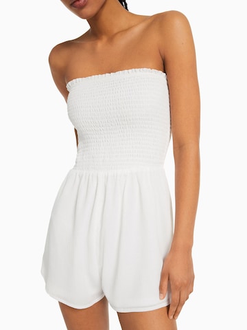 Combinaison Bershka en blanc