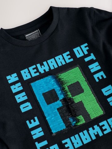 Tricou 'Minecraft' de la Next pe negru