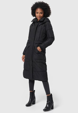 Manteau d’hiver 'Ayumii' MARIKOO en noir : devant
