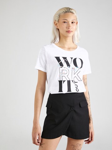 Soccx Shirt 'Burn out' in White: front