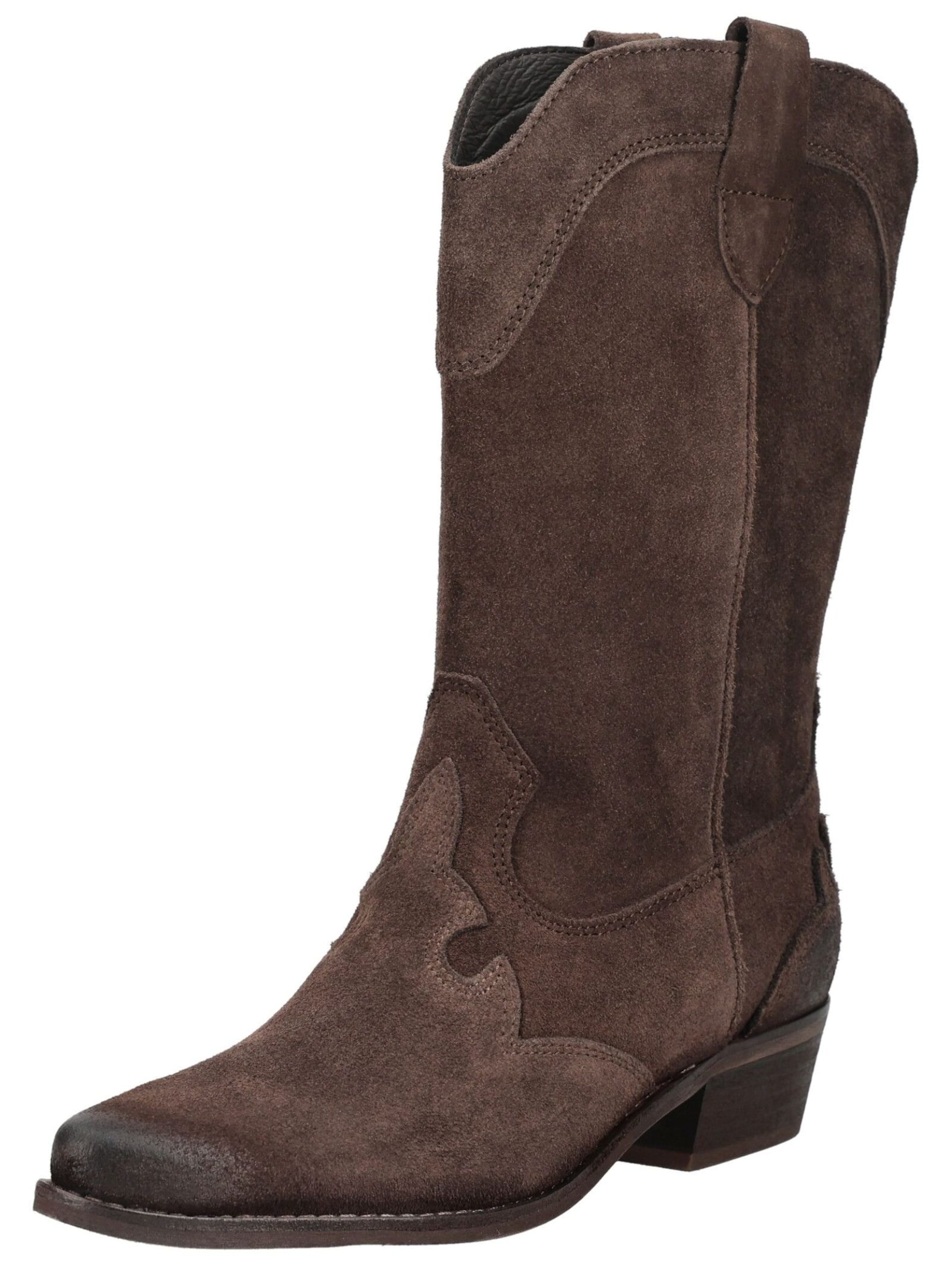 FELMINI Bottes de cowboy en 36 en marron, Vue avec produit