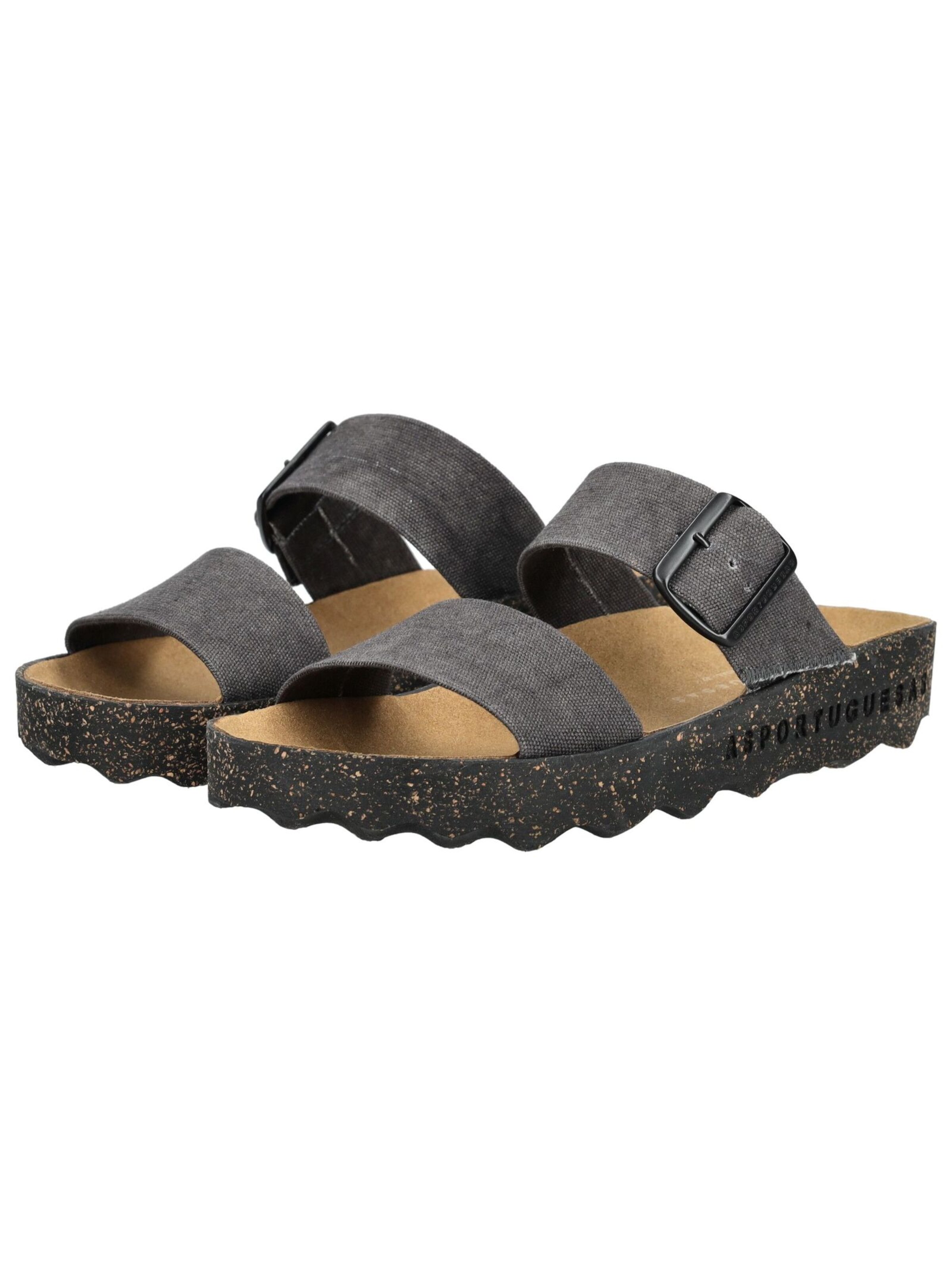 Asportuguesas Mules in Black