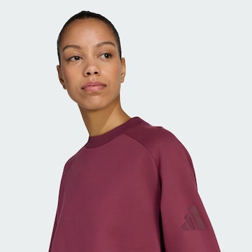 ADIDAS SPORTSWEAR Sportovní mikina 'Soft Lux' – červená