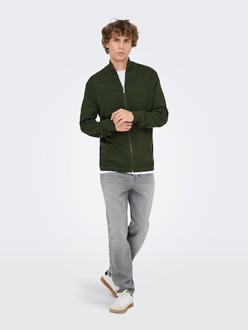 Only & Sons Cardigan 'ONSMalik' i grøn