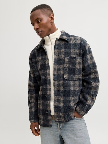 JACK & JONES Comfort fit Kurtka przejściowa 'JORBLEECKER' w kolorze niebieski: przód