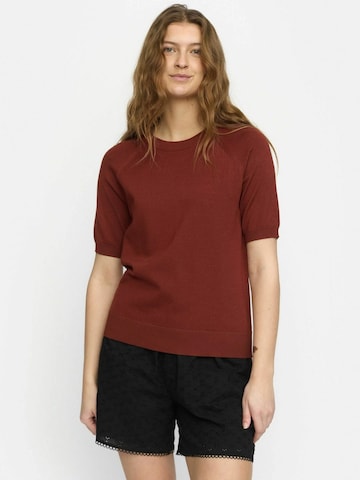 Pullover ' SRMarla ' di Soft Rebels in marrone: frontale