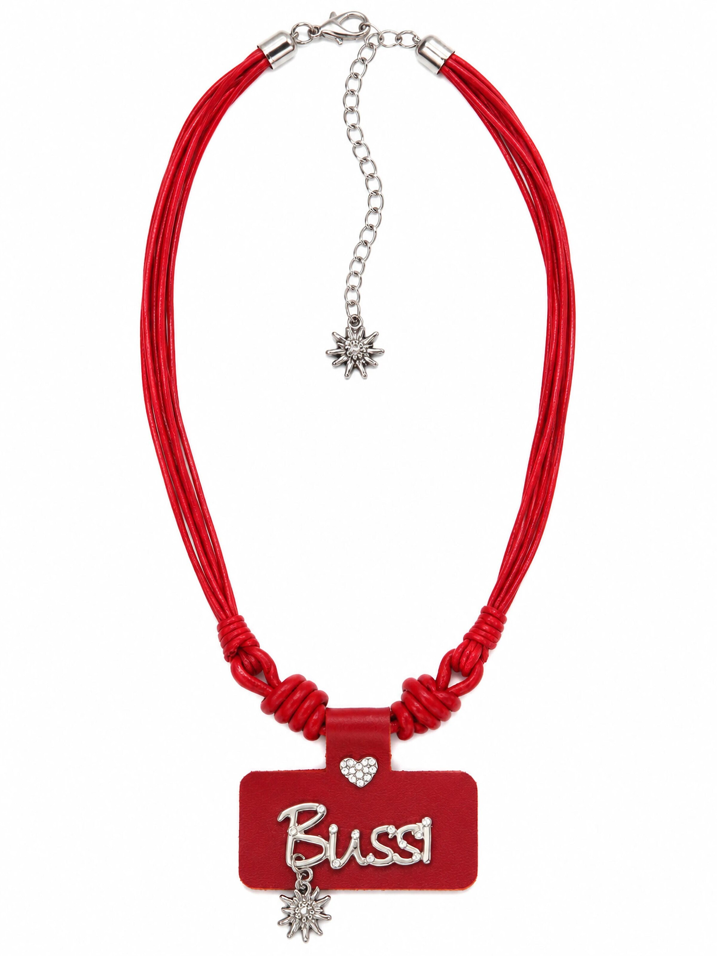 Allgäu Rebell Necklace 'Bussi' in Red