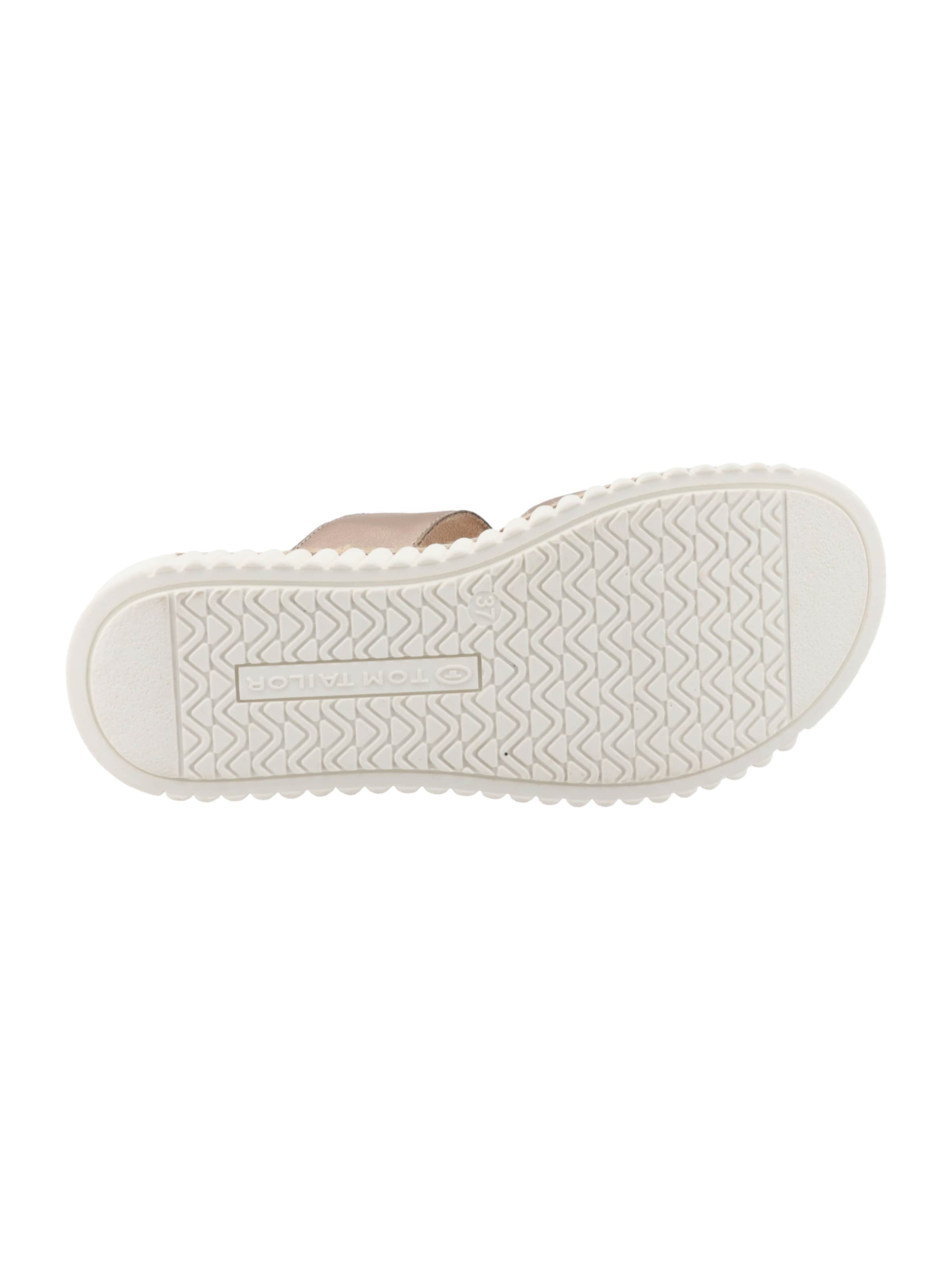 TOM TAILOR Mules in Gold