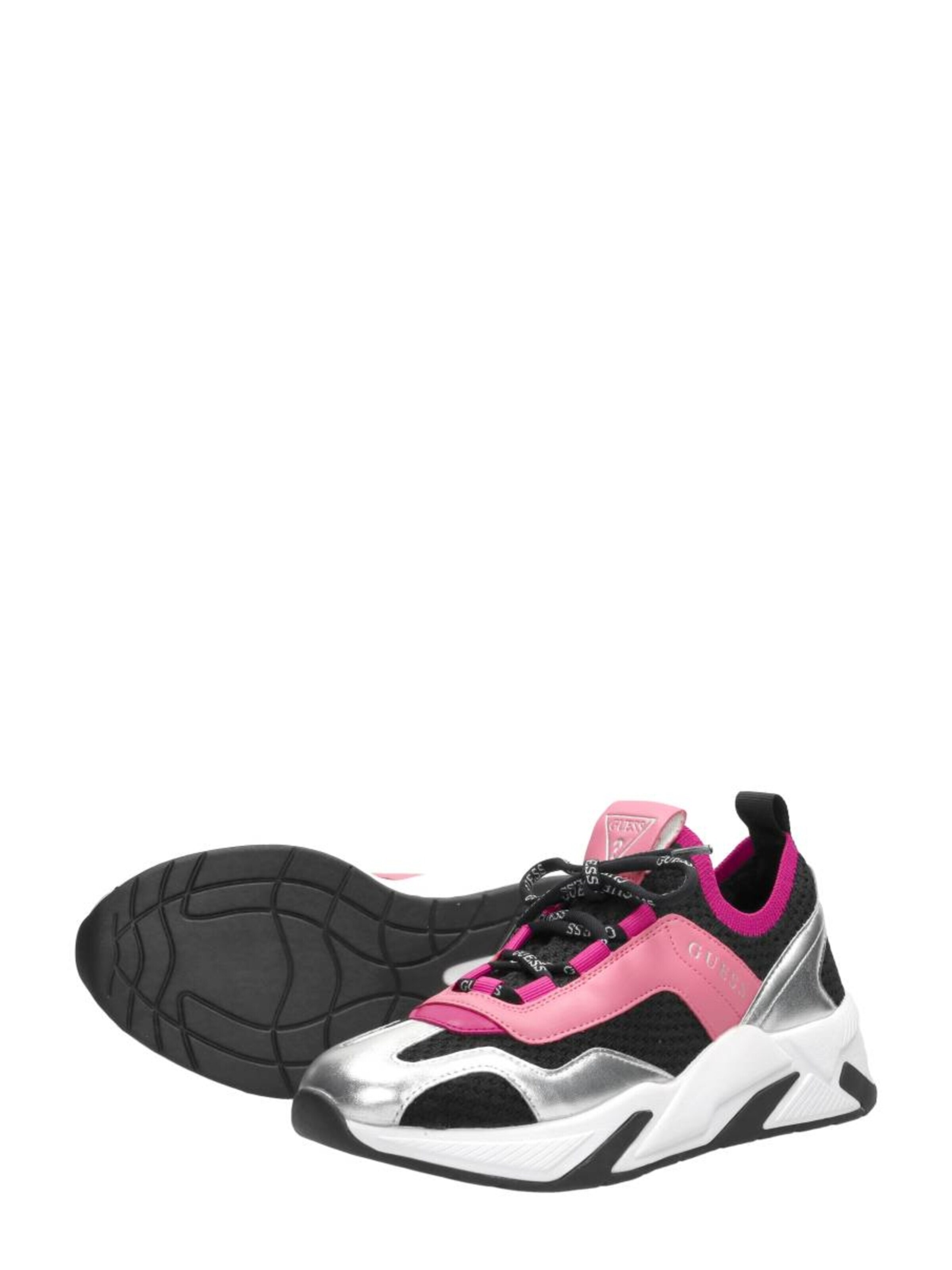 GUESS Sneakers laag 'Geniver 2' in Zwart