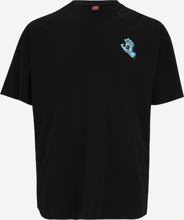 Tricou 'Classic Dot' de la Santa Cruz pe negru: față