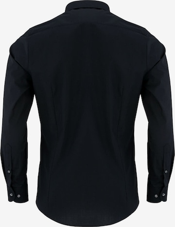 OLYMP Slim fit Business Shirt 'Level Five' in Black