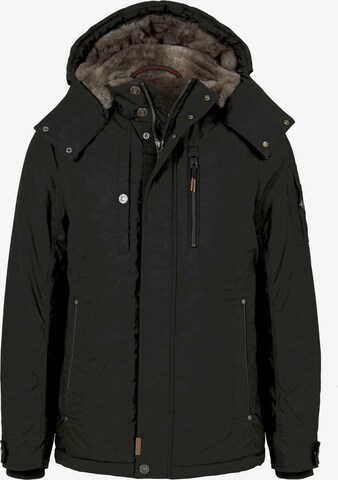 TOM TAILOR Winter jacket in Black