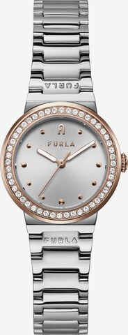 FURLA Analoog horloge 'Tortona' in Zilver: voorkant