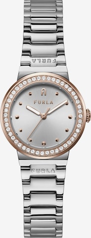 Montre à affichage analogique 'Tortona' FURLA en argent : devant