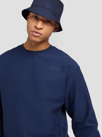 Sweat-shirt QS en bleu