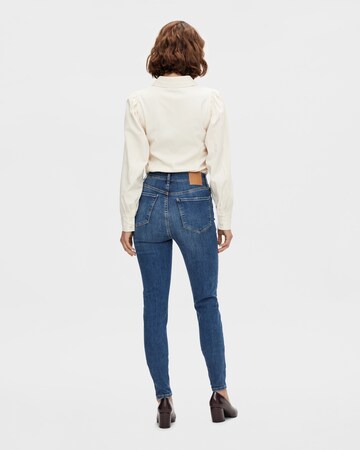 Y.A.S Skinny Jeans 'Ayo' in Blauw