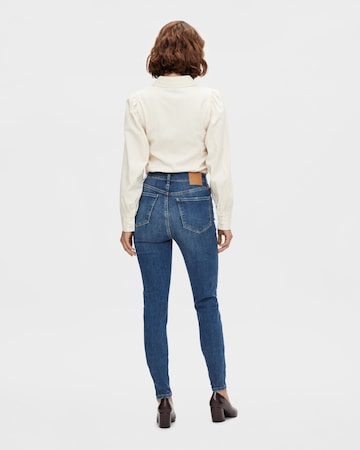 Y.A.S Skinny Jeans 'Ayo' in Blau