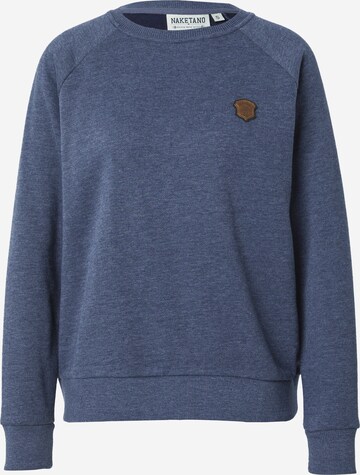 Sweat-shirt naketano en bleu : devant