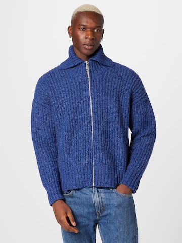 Won Hundred Gebreid vest 'Zachary' in Blauw: voorkant