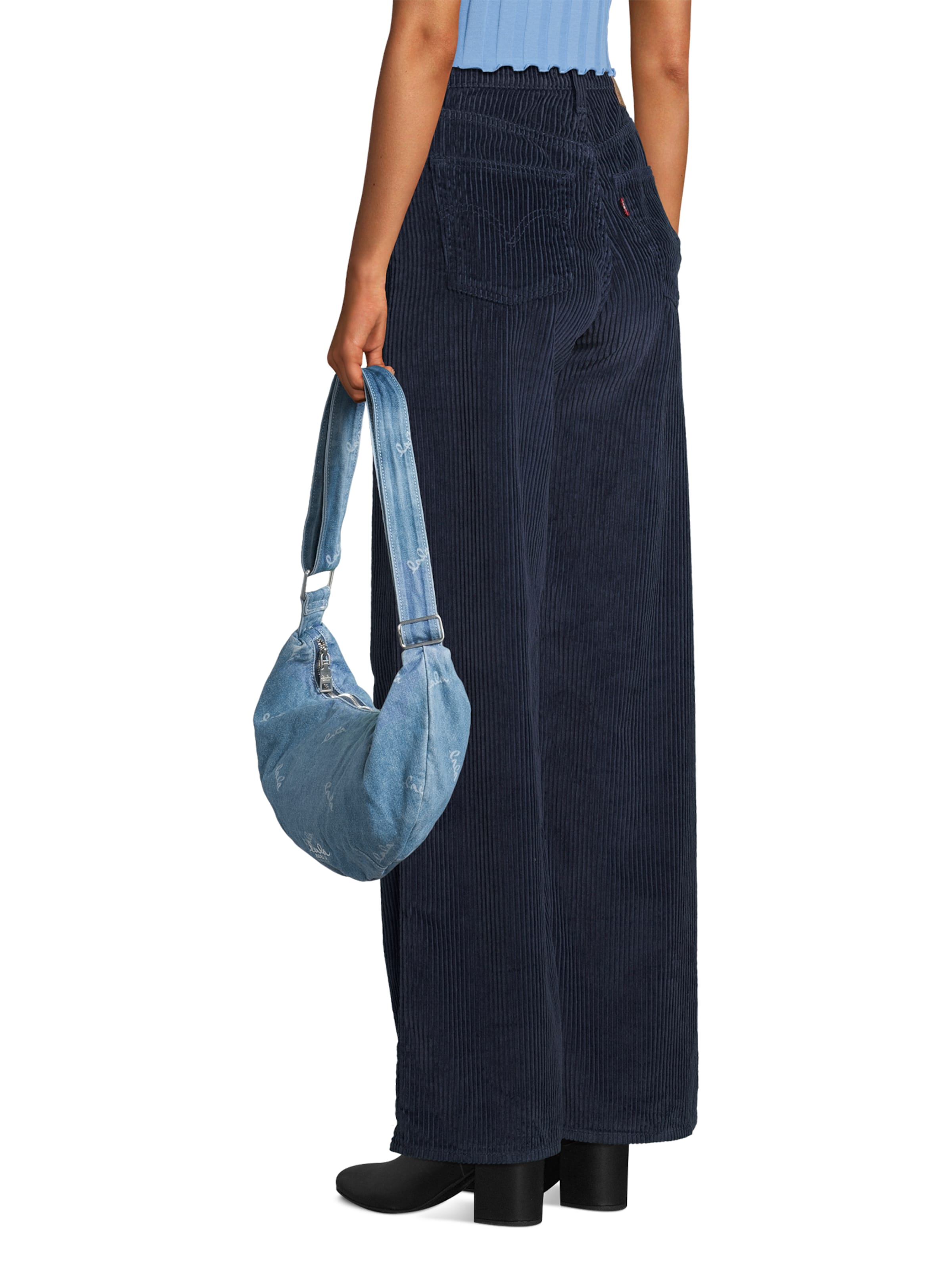 mėlyna Lala Berlin Rankinė su ilgu dirželiu: priekis