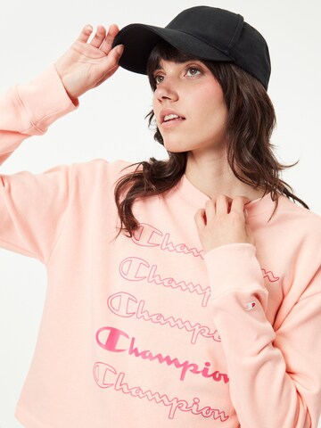 Sweat-shirt Champion Authentic Athletic Apparel en rose