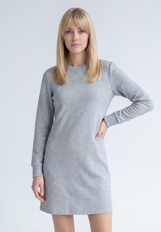 MIMO Jurk 'Comfortable' in Grijs: voorkant