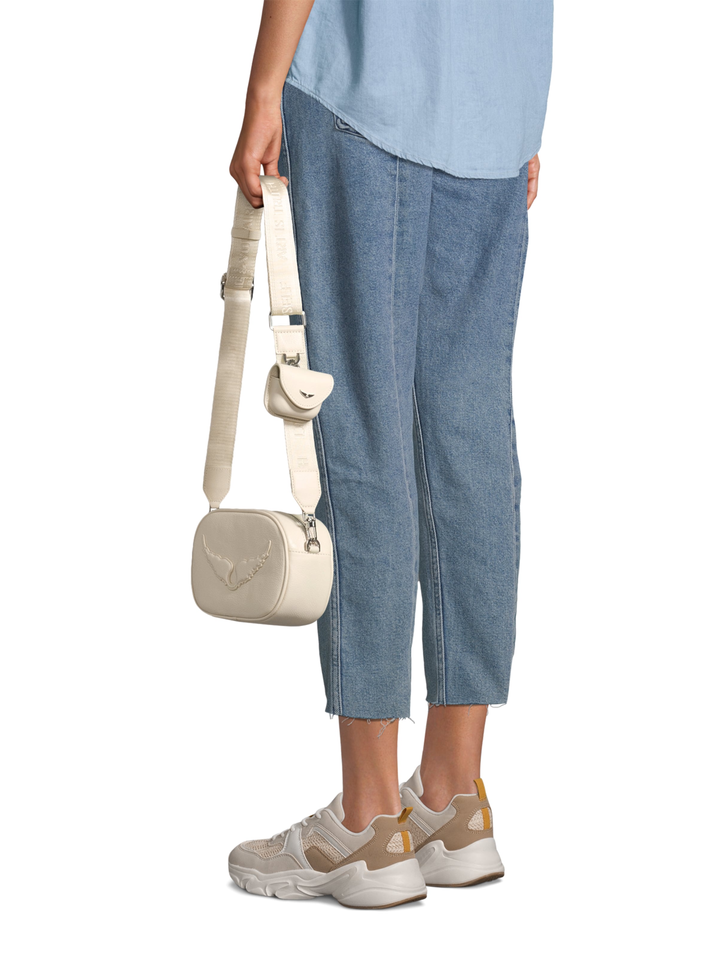 Zadig & Voltaire Õlakott 'Rock With You', värv beež