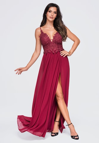 Robe de soirée Ombre en rouge