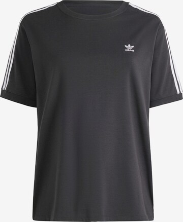 ADIDAS ORIGINALS Shirt in Black: front