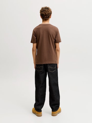 Jack & Jones Junior Μπλουζάκι 'JJEStar' σε καφέ