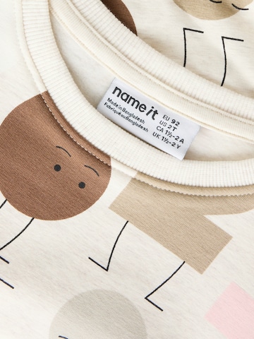 NAME IT - Sweatshirt 'NMFOLYDIA' em cinzento