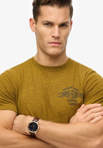 Superdry Shirt 'Copper' in Yellow
