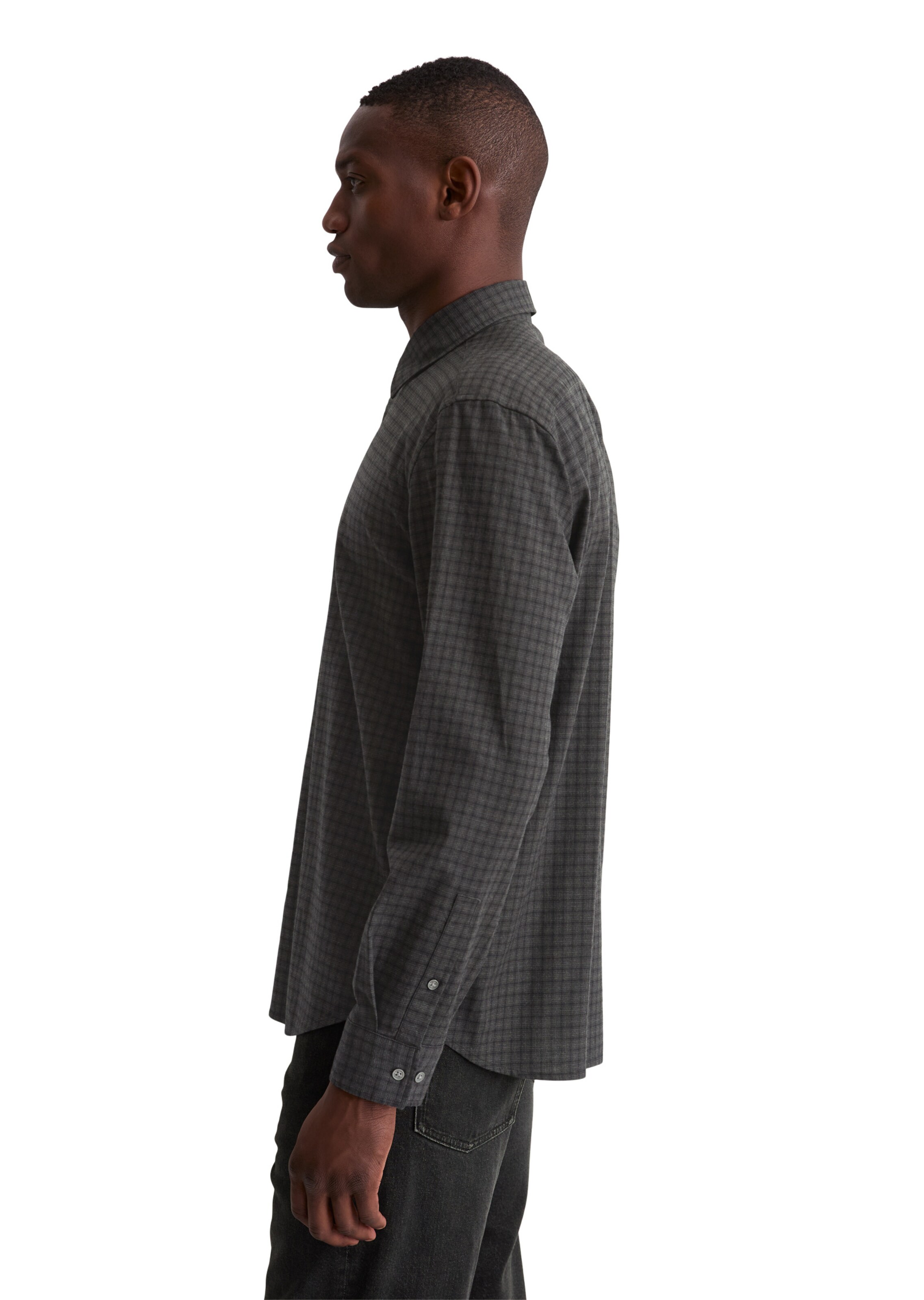 Marc O'Polo Regular fit Button Up Shirt in Black