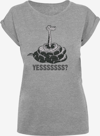 T-shirt 'Disney The Jungle Book Kaa Yesssss' F4NT4STIC en gris : devant