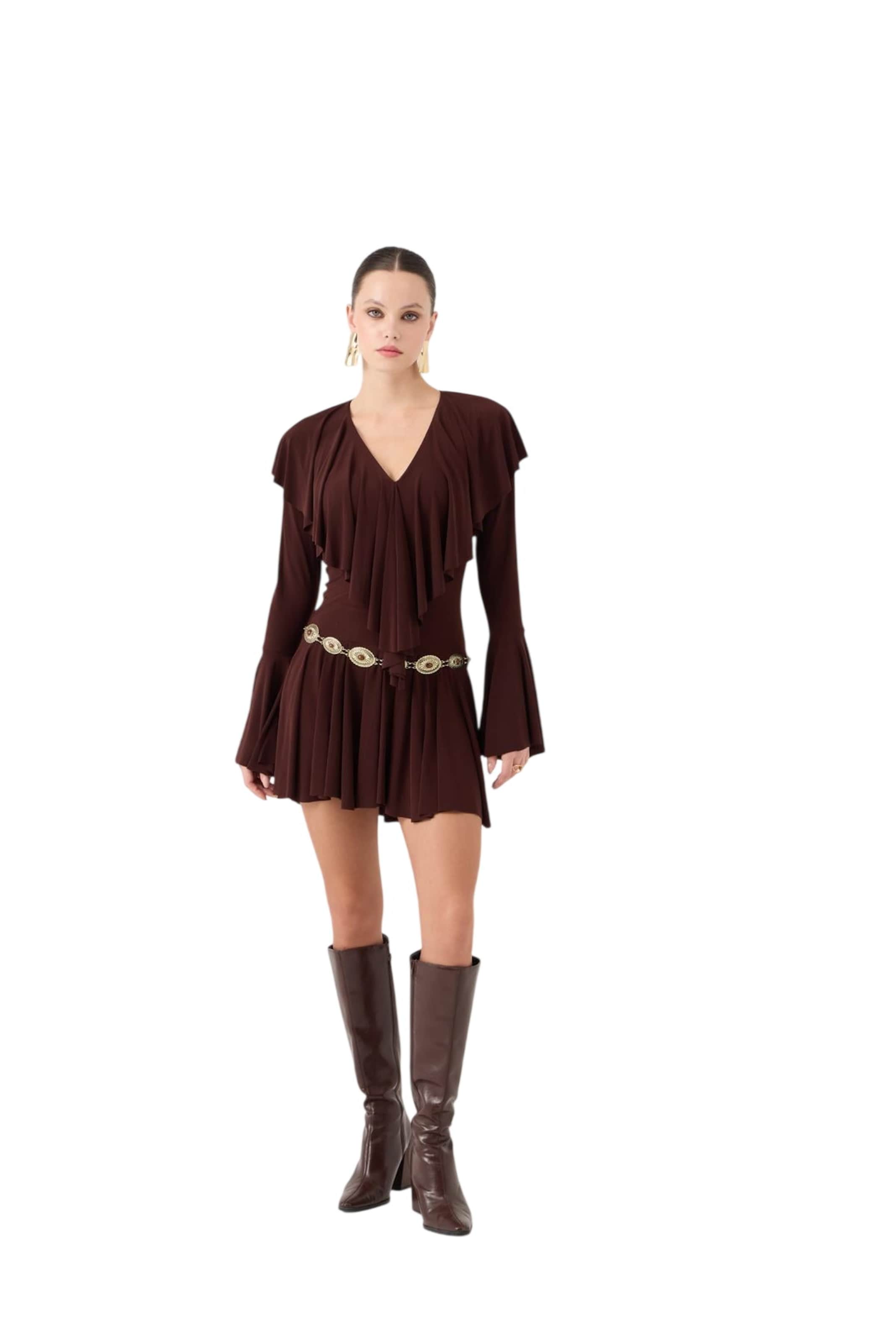 Robe HOLLY LOLLY en marron
