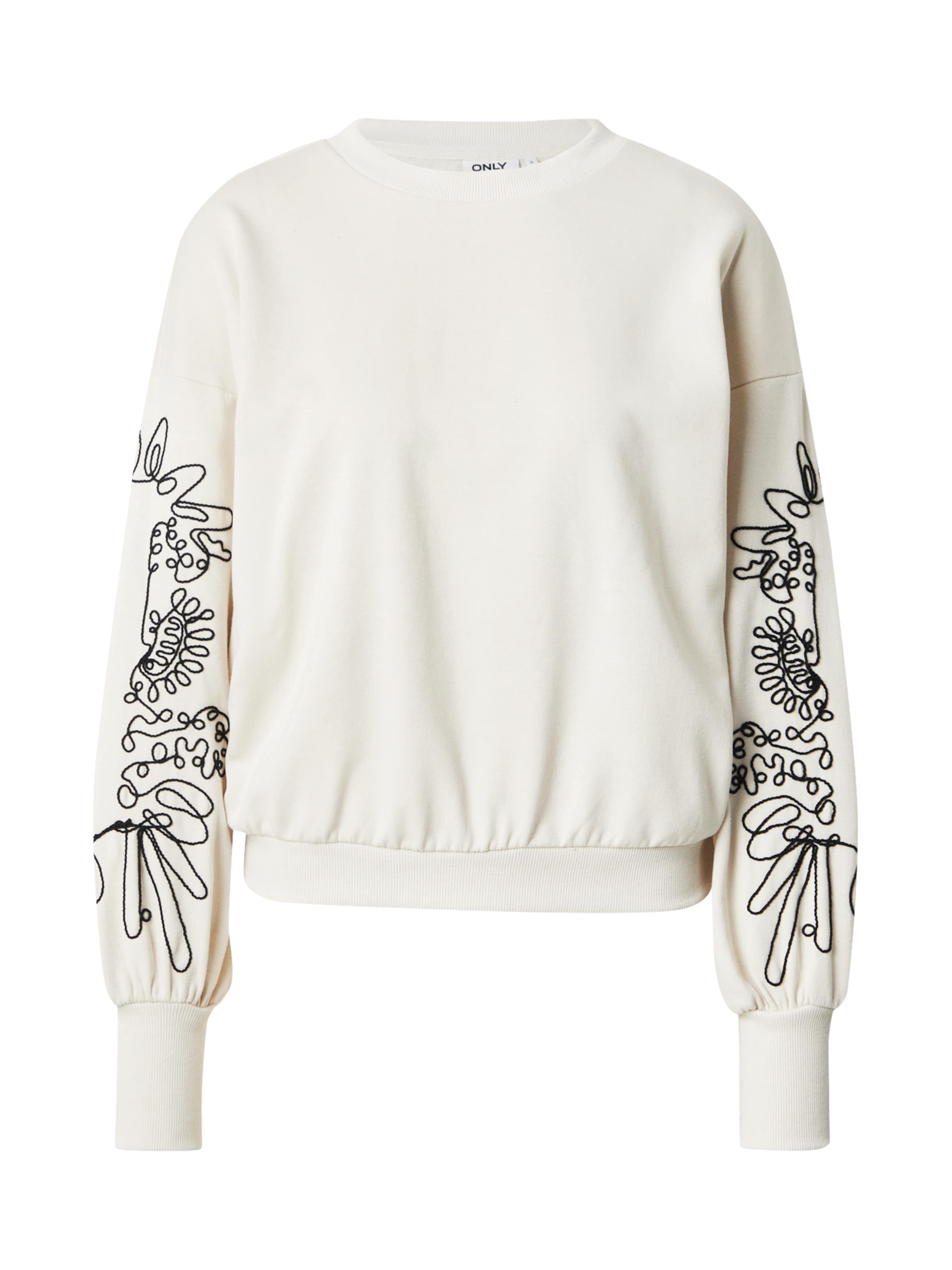 ONLY Свитшот 'BROOKE' в Бежевый: спереди