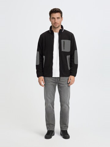 BLEND Fleecejacke 'Bhlauke' in Schwarz