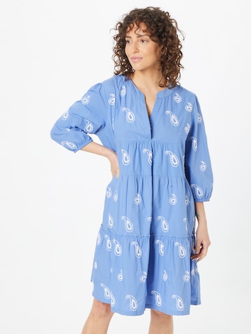 Flowers for Friends Kleid in Blau: Vorderseite