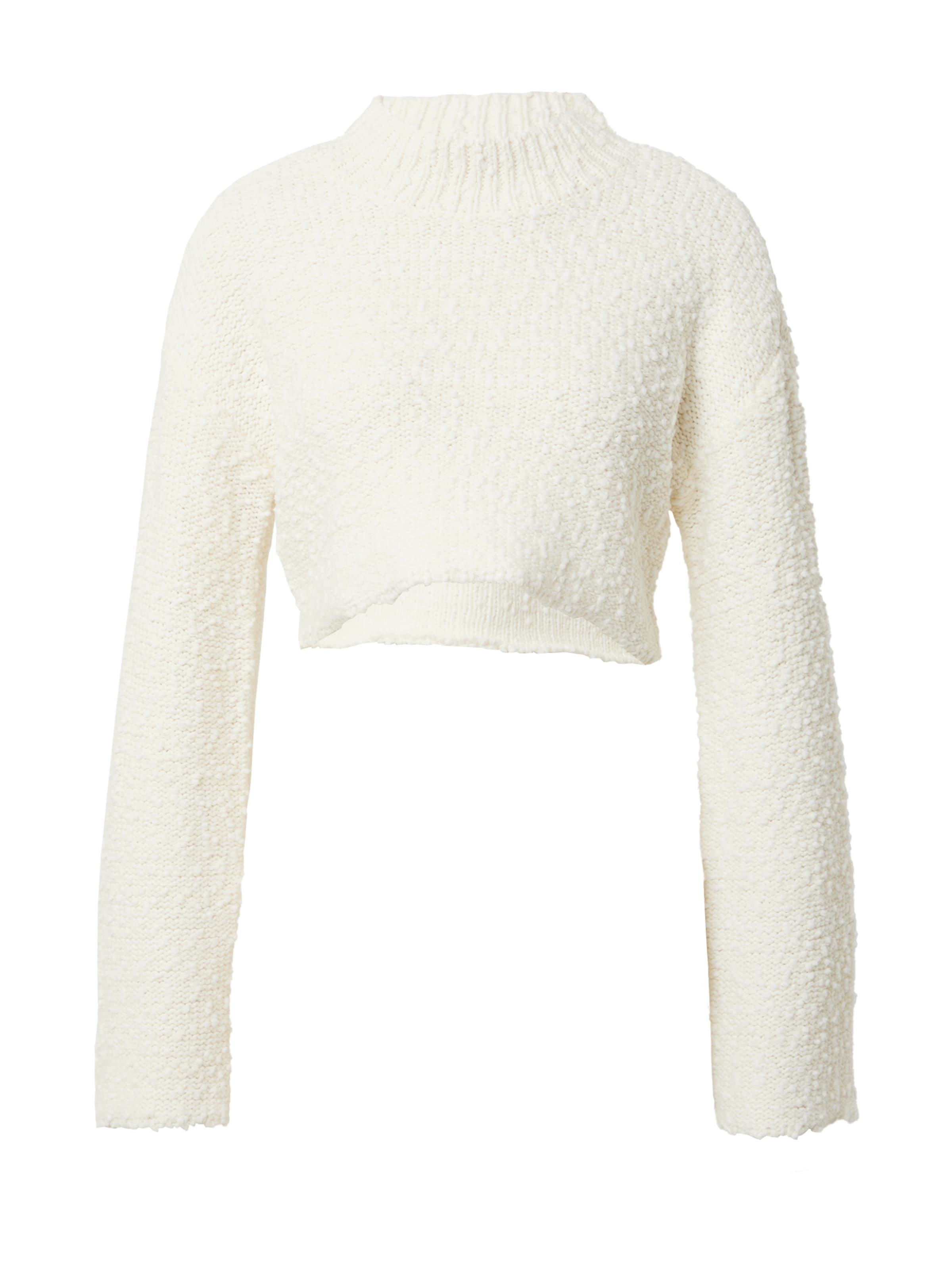 Pulover de la Oval Square pe alb: față
