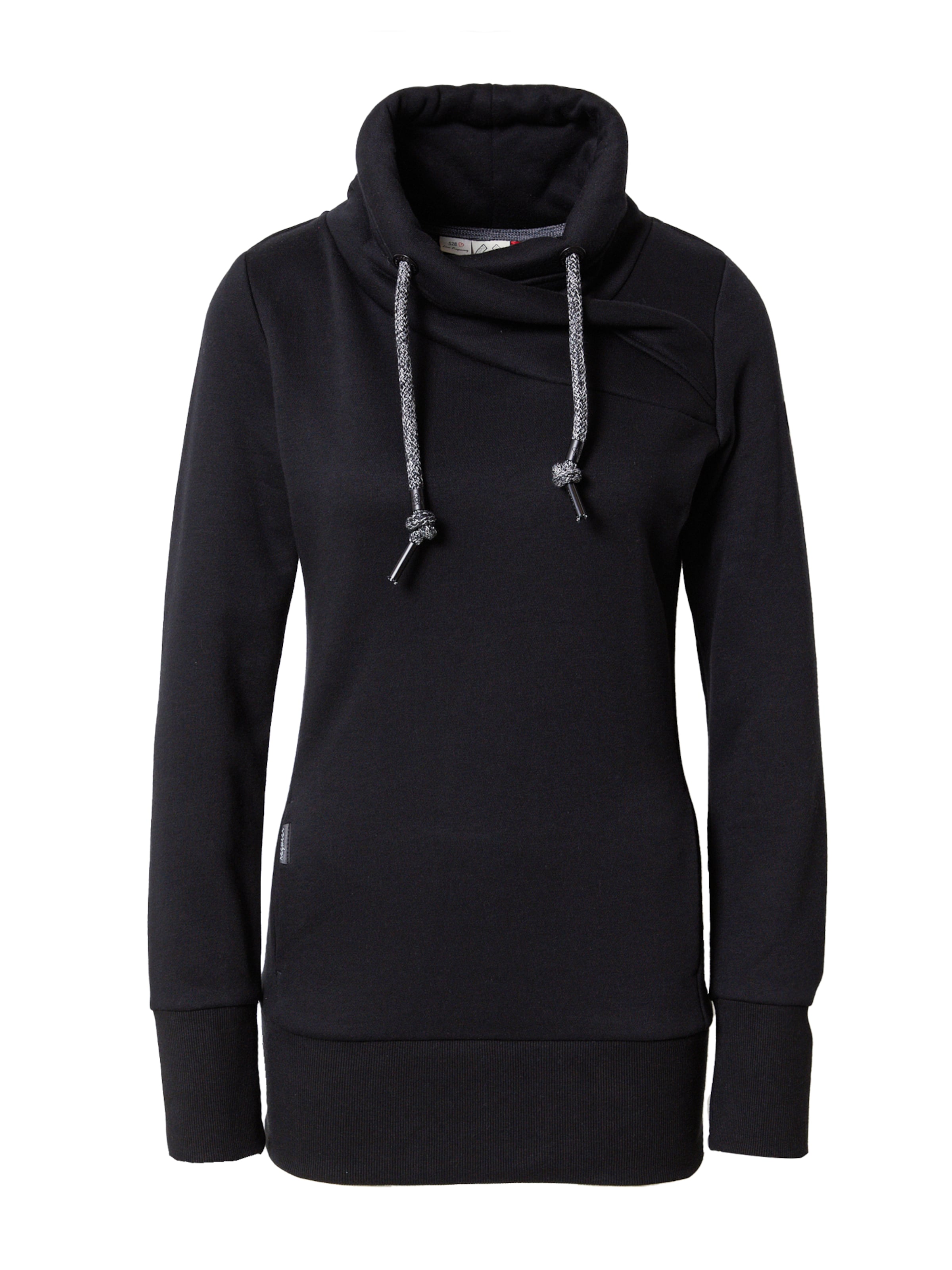 Ragwear Sweatshirt 'Neska' in Black: front