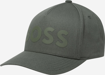 BOSS Black - Gorra 'Sevile' en verde: frente